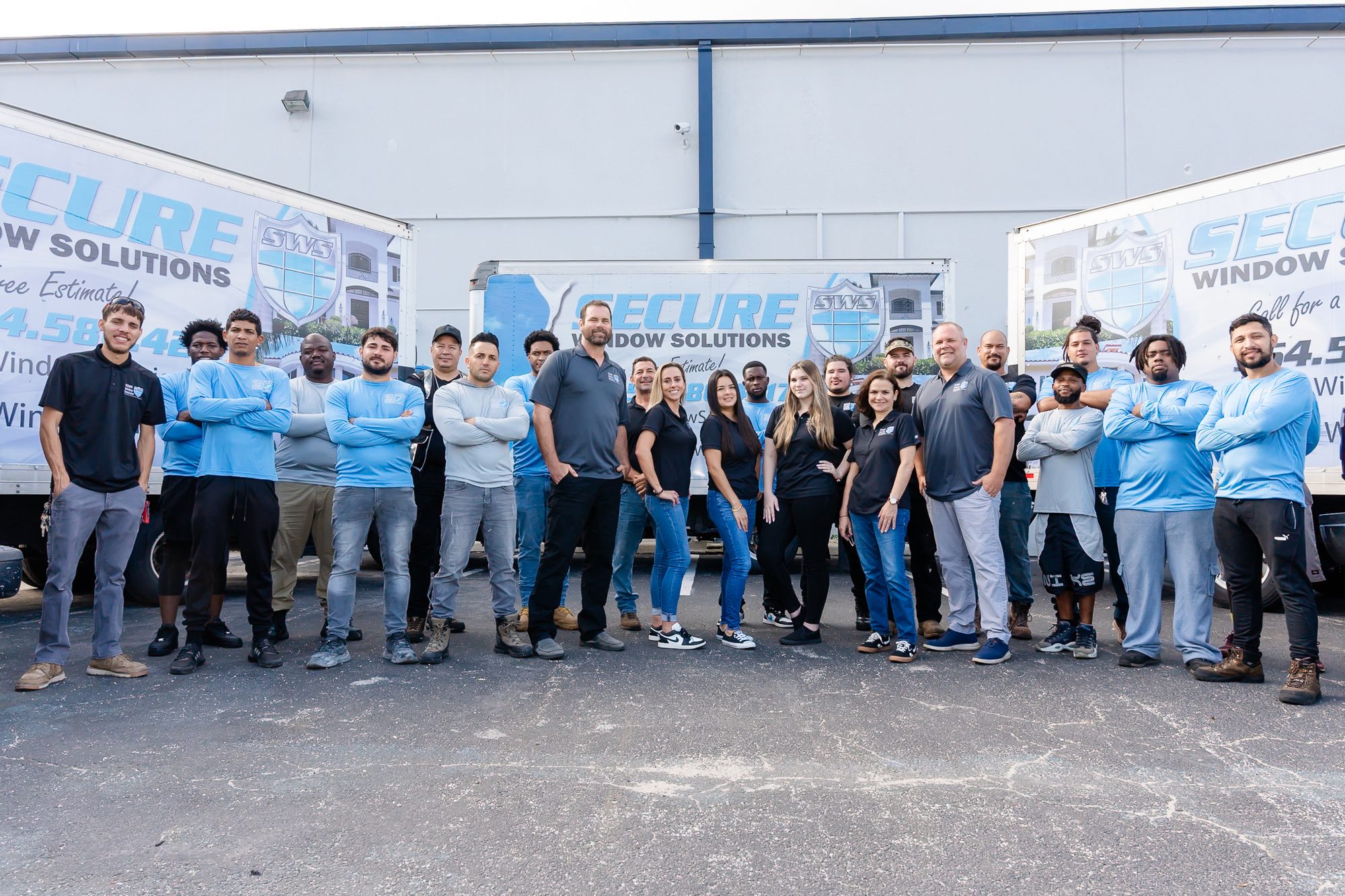 The SWS install team